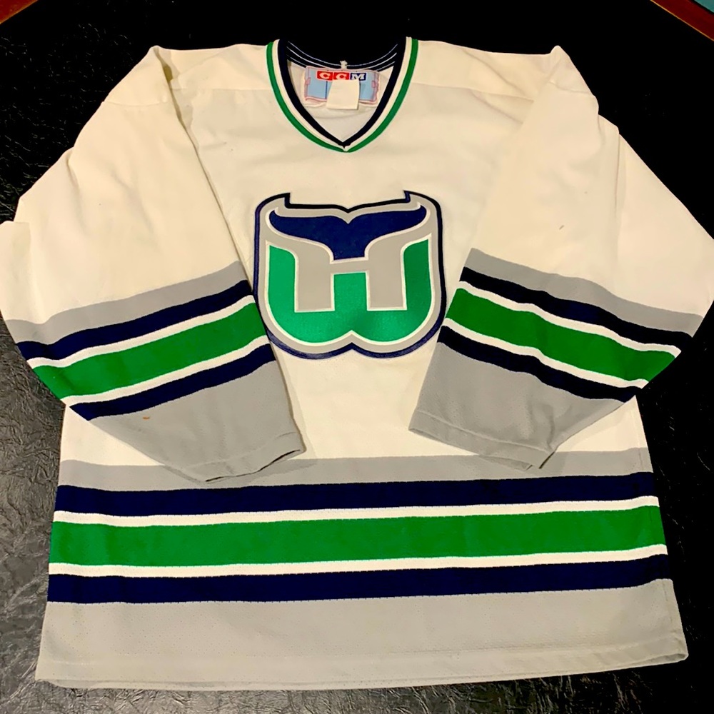 Vintage CCM Official Licensed Hartford Whalers Ice Hockey Jersey